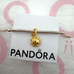 Pandora 18K Gold Plated Sparkling
Sun Pendant #368793C01